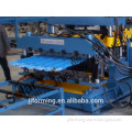 Double layer tapezoidal and step tile roll forming machine
